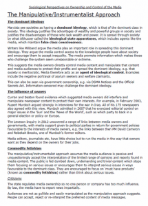 Shortcutstvsociology Revision Booklets 3 Mass Media